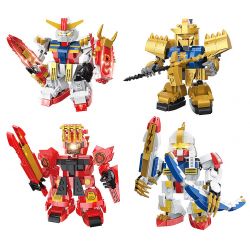 COGO 14875-4 14875-1 14875-2 14875-3 non  Q PHIÊN BẢN CỦA ÁO GIÁP MAY 4 QIN WANG HANWANG OVERLORD KHAN bộ đồ chơi xếp lắp ráp ghép mô hình Movie & Game MECHA WAR Phim Và Trò Chơi 1387 khối