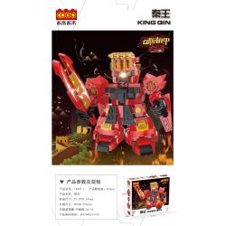 COGO 14875-4 14875-1 14875-2 14875-3 non  Q PHIÊN BẢN CỦA ÁO GIÁP MAY 4 QIN WANG HANWANG OVERLORD KHAN bộ đồ chơi xếp lắp ráp ghép mô hình Movie & Game MECHA WAR Phim Và Trò Chơi 1387 khối
