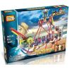 LOZ 2012 Xếp hình kiểu Nanoblock LOZ ELECTRIC AMUSEMENT PARK Electric Amusement Park Corsair Thuyền Lắc động Cơ Pin 328 khối có động cơ pin