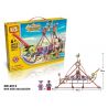 LOZ 2012 Xếp hình kiểu Nanoblock LOZ ELECTRIC AMUSEMENT PARK Electric Amusement Park Corsair Thuyền Lắc động Cơ Pin 328 khối có động cơ pin