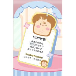 WEKKI 516911 non  BÁNH MÌ NƯỚNG BOO bộ đồ chơi xếp lắp ráp ghép mô hình PUPU TOAST