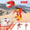 CAYI 1601 non  BIẾN HÌNH KHỦNG LONG BÃO TRICERATOPS bộ đồ chơi xếp lắp ráp ghép mô hình DINOSAUR 228 khối