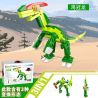 CAYI 1601 non  BIẾN HÌNH KHỦNG LONG BÃO TRICERATOPS bộ đồ chơi xếp lắp ráp ghép mô hình DINOSAUR 228 khối