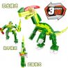 CAYI 1601 non  BIẾN HÌNH KHỦNG LONG BÃO TRICERATOPS bộ đồ chơi xếp lắp ráp ghép mô hình DINOSAUR 228 khối