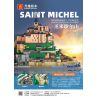 WANGE LIGAO DR.LUCK 6233 non  MONT SAINT MICHEL PHÁP bộ đồ chơi xếp lắp ráp ghép mô hình Creator Expert SAINT MICHEL'S MOUNT Chuyên Gia Sáng Tạo 1392 khối