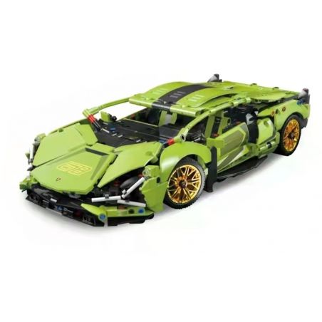 K BOX 10226 non  LAMBORGHINI. tỷ lệ 1:14 bộ đồ chơi xếp lắp ráp ghép mô hình SPEED&FURIOUS 1468 khối