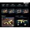 ZHEGAO QL1272-1 1272-1 QL1272-2 1272-2 QL1272-3 1272-3 QL1272-4 1272-4 non  4 KHẨU SÚNG NHỎ bộ đồ chơi xếp lắp ráp ghép mô hình Gun MHWP 480 khối