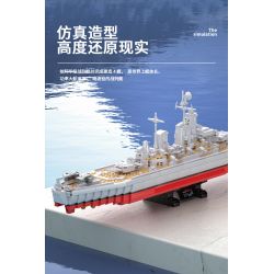 PanlosBrick 637010 Panlos Brick 637010 non  VẢI WAA BATTLESHIP. bộ đồ chơi xếp lắp ráp ghép mô hình Military Army IOWA CLASS BATTLESHIP Quân Sự Bộ Đội 1703 khối