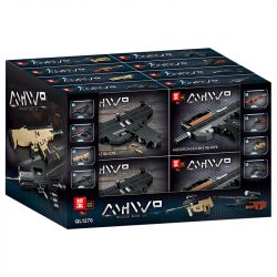 ZHEGAO QL1270 1270 non  8 LOẠI SÚNG MINI bộ đồ chơi xếp lắp ráp ghép mô hình Gun MHWP