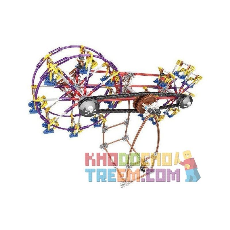 LOZ 2015 Xếp hình kiểu Nanoblock LOZ ELECTRIC AMUSEMENT PARK Electric Amusement Park Fantastic Ferris Wheel đu Quay 2 Bánh Xe Siêu Tốc động Cơ Pin 599 khối có động cơ pin
