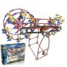 LOZ 2015 Xếp hình kiểu Nanoblock LOZ ELECTRIC AMUSEMENT PARK Electric Amusement Park Fantastic Ferris Wheel đu Quay 2 Bánh Xe Siêu Tốc động Cơ Pin 599 khối có động cơ pin