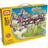 LOZ 2015 Xếp hình kiểu Nanoblock LOZ ELECTRIC AMUSEMENT PARK Electric Amusement Park Fantastic Ferris Wheel đu Quay 2 Bánh Xe Siêu Tốc động Cơ Pin 599 khối có động cơ pin