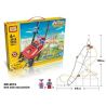 LOZ 2016 Xếp hình kiểu Nanoblock LOZ ELECTRIC AMUSEMENT PARK Electric Amusement Park Crazy Rollercoaster Tàu Lượn Siêu Tốc động Cơ Pin 534 khối có động cơ pin