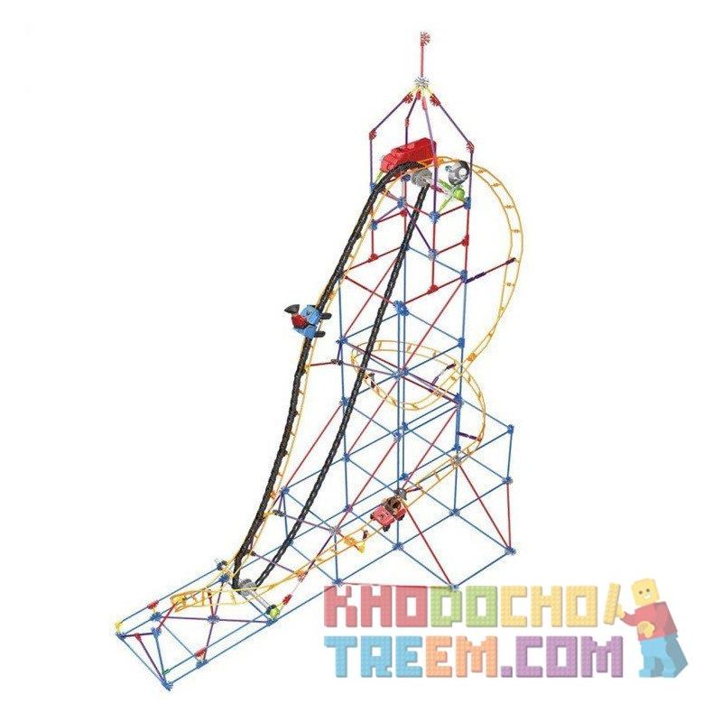 LOZ 2016 Xếp hình kiểu Nanoblock LOZ ELECTRIC AMUSEMENT PARK Electric Amusement Park Crazy Rollercoaster Tàu Lượn Siêu Tốc động Cơ Pin 534 khối có động cơ pin