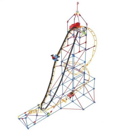 LOZ 2016 Xếp hình kiểu Nanoblock LOZ ELECTRIC AMUSEMENT PARK Electric Amusement Park Crazy Rollercoaster Tàu Lượn Siêu Tốc động Cơ Pin 534 khối có động cơ pin