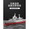 PanlosBrick 637008 Panlos Brick 637008 non  ELIZABETH NỮ HOÀNG GIÁ bộ đồ chơi xếp lắp ráp ghép mô hình Military Army QIEEN ELIZABETH-CLASS BATTLESHIP Quân Sự Bộ Đội 1556 khối
