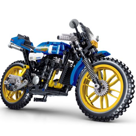 ZHEGAO QL0484 0484 non  XE MÁY FUDA bộ đồ chơi xếp lắp ráp ghép mô hình  COMPETITIVE MOTORCTCLE Kỹ Thuật Công Nghệ Cao Mô Hình Phương Tiện 426 khối