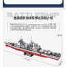 PanlosBrick 637007 Panlos Brick 637007 non  TÀU TUẦN DƯƠNG TÊN LỬA TIKINDRO CỘNG VỚI bộ đồ chơi xếp lắp ráp ghép mô hình Military Army TICONDEROGA-CLASS CRUISER Quân Sự Bộ Đội 1513 khối