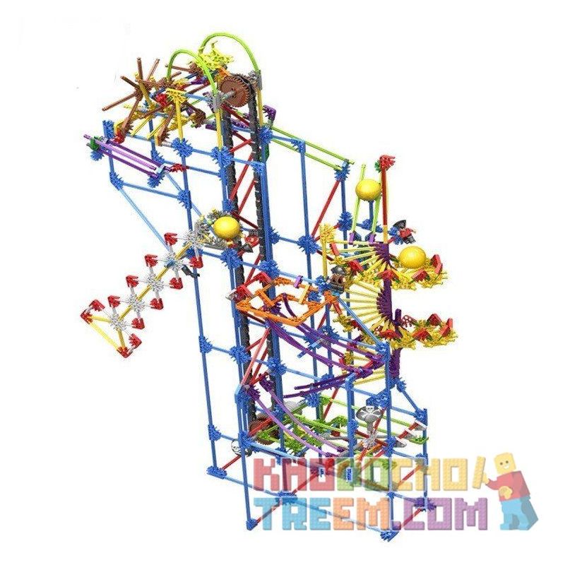 LOZ 2017 Xếp hình kiểu Nanoblock LOZ ELECTRIC AMUSEMENT PARK Electric Amusement Park Rolling Ball Hệ Thống Máng Lăn Bi động Cơ Pin 902 khối có động cơ pin