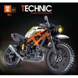 ZHEGAO QL0482 0482 non  XE MÁY ZHIBA bộ đồ chơi xếp lắp ráp ghép mô hình  COMPETITIVE MOTORCTCLE Kỹ Thuật Công Nghệ Cao Mô Hình Phương Tiện 477 khối