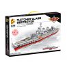 PanlosBrick 637006 Panlos Brick 637006 non  FLETCHER KẺ HỦY DIỆT. bộ đồ chơi xếp lắp ráp ghép mô hình Military Army FLETCHER-CLASS DESTROYER Quân Sự Bộ Đội 1331 khối