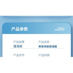 PanlosBrick 637006 Panlos Brick 637006 non  FLETCHER KẺ HỦY DIỆT. bộ đồ chơi xếp lắp ráp ghép mô hình Military Army FLETCHER-CLASS DESTROYER Quân Sự Bộ Đội 1331 khối