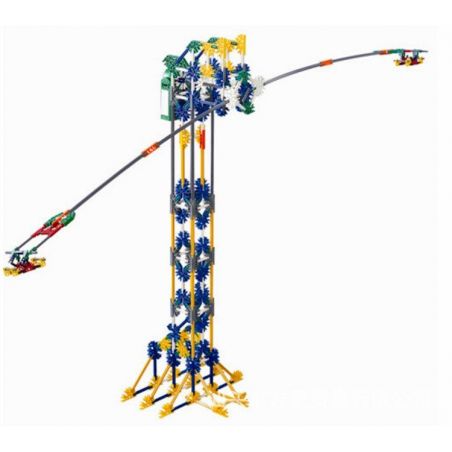 LOZ 2022 P0004 0004 Xếp hình kiểu Nanoblock LOZ ELECTRIC AMUSEMENT PARK Electric Amusement Park Whirly Propeller Giant Circle đu Văng 2 Cánh động Cơ Pin 416 khối có động cơ pin