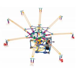LOZ 2023 P0005 0005 Xếp hình kiểu Nanoblock LOZ ELECTRIC AMUSEMENT PARK Electric Amusement Park Octopus Whirly Movable đu Quay 8 Tay Văng Nghiêng động Cơ Pin 512 khối có động cơ pin