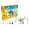 LOZ 2023 P0005 0005 Xếp hình kiểu Nanoblock LOZ ELECTRIC AMUSEMENT PARK Electric Amusement Park Octopus Whirly Movable đu Quay 8 Tay Văng Nghiêng động Cơ Pin 512 khối có động cơ pin