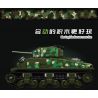 MouldKing 20024 Mould King 20024 non  XE TĂNG SHERMAN M4 bộ đồ chơi xếp lắp ráp ghép mô hình Military Army SHERMAN TANK Quân Sự Bộ Đội