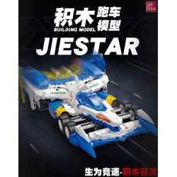 JIESTAR 92003 JJ9169 9169 non  XE ĐUA CÔNG THỨC CỰC KỲ THÔNG MINH AKF-11 SUPER ASLADA bộ đồ chơi xếp lắp ráp ghép mô hình 706 khối