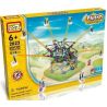 LOZ 2023 P0005 0005 Xếp hình kiểu Nanoblock LOZ ELECTRIC AMUSEMENT PARK Electric Amusement Park Octopus Whirly Movable đu Quay 8 Tay Văng Nghiêng động Cơ Pin 512 khối có động cơ pin