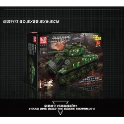 MouldKing 20024 Mould King 20024 non  XE TĂNG SHERMAN M4 bộ đồ chơi xếp lắp ráp ghép mô hình Military Army SHERMAN TANK Quân Sự Bộ Đội