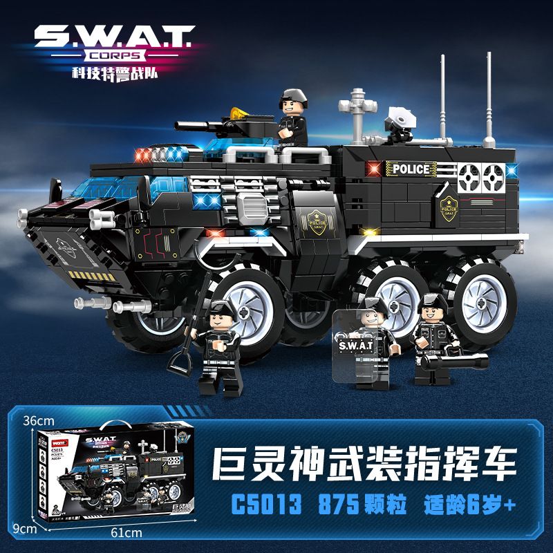 WOMA 5008 C5013 5013 non  NGƯỜI GIỮ ĐƯỜNG bộ đồ chơi xếp lắp ráp ghép mô hình City Thành Phố 875 khối