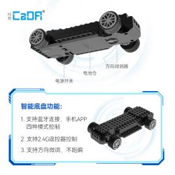 CADA DOUBLEE C51084 51084 non  HUYỀN THOẠI RS tỷ lệ 1:20 bộ đồ chơi xếp lắp ráp ghép mô hình Racers Đua Tốc Độ 280 khối