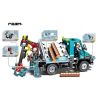 SEMBO 720900 non  JCM UNIMOG U400 bộ đồ chơi xếp lắp ráp ghép mô hình 910 khối