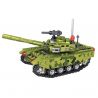 ZHEGAO QL2132 2132 non  XE TĂNG NHỎ bộ đồ chơi xếp lắp ráp ghép mô hình Military Army TRACKED TANK Quân Sự Bộ Đội 1104 khối