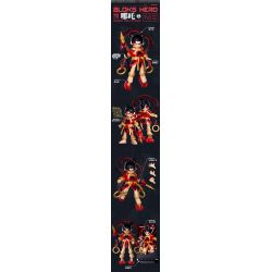 BLOKS 85012 non  VÔ HẠN ANH HÙNG CV-08 NEZHA DHARMA bộ đồ chơi xếp lắp ráp ghép mô hình Movie & Game Phim Và Trò Chơi