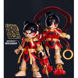 BLOKS 85012 non  VÔ HẠN ANH HÙNG CV-08 NEZHA DHARMA bộ đồ chơi xếp lắp ráp ghép mô hình Movie & Game Phim Và Trò Chơi