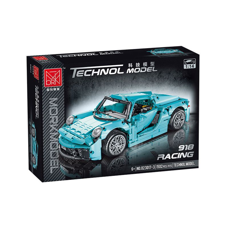 MorkModel 023017-1 023017-2 023017-3 Mork Model 023017-1 023017-2 023017-3 non  PORSCHE 918. tỷ lệ 1:14 bộ đồ chơi xếp lắp ráp ghép mô hình  Kỹ Thuật Công Nghệ Cao Mô Hình Phương Tiện 1502 khối