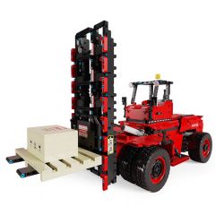 HAPPY BUILD SHINEYU XINYU YC22012 22012 YC-22012 REBRICKABLE MOC-63441 63441 MOC63441 non  XE NÂNG HẠNG NẶNG SÁU BÁNH CITY "MOVERS" 1:10 tỷ lệ 1:10 bộ đồ chơi xếp lắp ráp ghép mô hình  CITY BUILDER HEAVY DUTY FORKLIFT Kỹ Thuật Công Nghệ Cao Mô Hình Phương Tiện 2015 khối