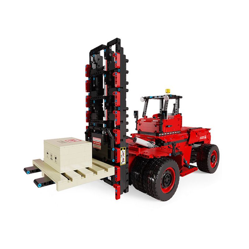 HAPPY BUILD SHINEYU XINYU YC22012 22012 YC-22012 REBRICKABLE MOC-63441 63441 MOC63441 non  XE NÂNG HẠNG NẶNG SÁU BÁNH CITY "MOVERS" 1:10 tỷ lệ 1:10 bộ đồ chơi xếp lắp ráp ghép mô hình  CITY BUILDER HEAVY DUTY FORKLIFT Kỹ Thuật Công Nghệ Cao Mô Hình Phương Tiện 2015 khối