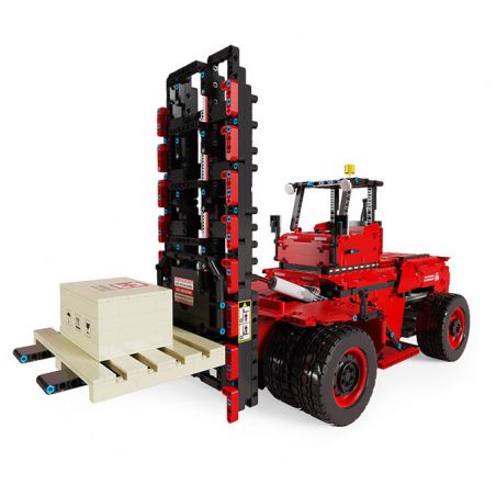 HAPPY BUILD SHINEYU XINYU YC22012 22012 YC-22012 REBRICKABLE MOC-63441 63441 MOC63441 non  XE NÂNG HẠNG NẶNG SÁU BÁNH CITY "MOVERS" 1:10 tỷ lệ 1:10 bộ đồ chơi xếp lắp ráp ghép mô hình  CITY BUILDER HEAVY DUTY FORKLIFT Kỹ Thuật Công Nghệ Cao Mô Hình Phương Tiện 2015 khối