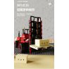 HAPPY BUILD SHINEYU XINYU YC22012 22012 YC-22012 REBRICKABLE MOC-63441 63441 MOC63441 non  XE NÂNG HẠNG NẶNG SÁU BÁNH CITY "MOVERS" 1:10 tỷ lệ 1:10 bộ đồ chơi xếp lắp ráp ghép mô hình  CITY BUILDER HEAVY DUTY FORKLIFT Kỹ Thuật Công Nghệ Cao Mô Hình Phương Tiện 2015 khối