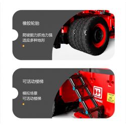 HAPPY BUILD SHINEYU XINYU YC22012 22012 YC-22012 REBRICKABLE MOC-63441 63441 MOC63441 non  XE NÂNG HẠNG NẶNG SÁU BÁNH CITY "MOVERS" 1:10 tỷ lệ 1:10 bộ đồ chơi xếp lắp ráp ghép mô hình  CITY BUILDER HEAVY DUTY FORKLIFT Kỹ Thuật Công Nghệ Cao Mô Hình Phương Tiện 2015 khối