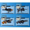 ZHEGAO QL1284 1284 non  SÚNG TRƯỜNG TẤN CÔNG M4 bộ đồ chơi xếp lắp ráp ghép mô hình Gun WEAPONS