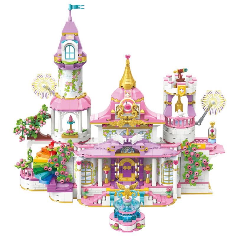 QMAN ENLIGHTEN KEEPPLEY 32021 non  CÔNG CHÚA LEIA 4 BLOOMING WONDERLAND HỌC VIỆN HOÀNG GIA bộ đồ chơi xếp lắp ráp ghép mô hình Girl PRINCESS LEAH Con Gái 1138 khối