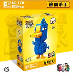 RENZAIMA 770 non  KẺ GIẾT THUÊ bộ đồ chơi xếp lắp ráp ghép mô hình GOOSE DUCK 195 khối