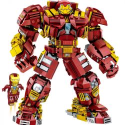 LW 2051 non  IRON MAN ANTI-HULK ARMOR MK-44 PHIÊN BẢN COLLECTOR'S MECH MẠNH MẼ 1:24 tỷ lệ 1:24 bộ đồ chơi xếp lắp ráp ghép mô hình Marvel Super Heroes HEROS SUPER MECHA MK-44 POWERFUL Siêu Anh Hùng Marvel 1056 khối