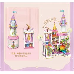 QMAN ENLIGHTEN KEEPPLEY 32021 non  CÔNG CHÚA LEIA 4 BLOOMING WONDERLAND HỌC VIỆN HOÀNG GIA bộ đồ chơi xếp lắp ráp ghép mô hình Girl PRINCESS LEAH Con Gái 1138 khối